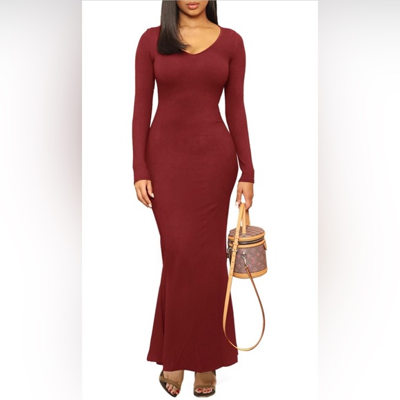 Hafailia Dresses & Skirts - Casual Soft Lounge Long Slip Dress Sexy Bodycon Dress Evening Formal CocktailZ1